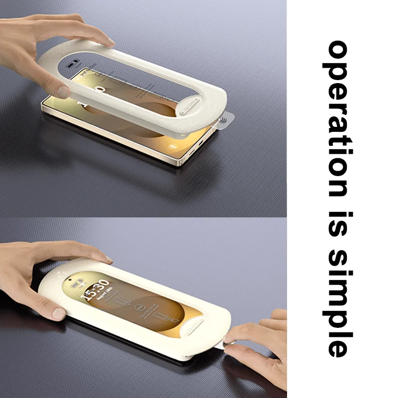 Screen Protector for Samsung Galaxy S25 S24 S23 S22+Tempered Glass Full Coverage Protector Anti-Fingerprint Easy Installation