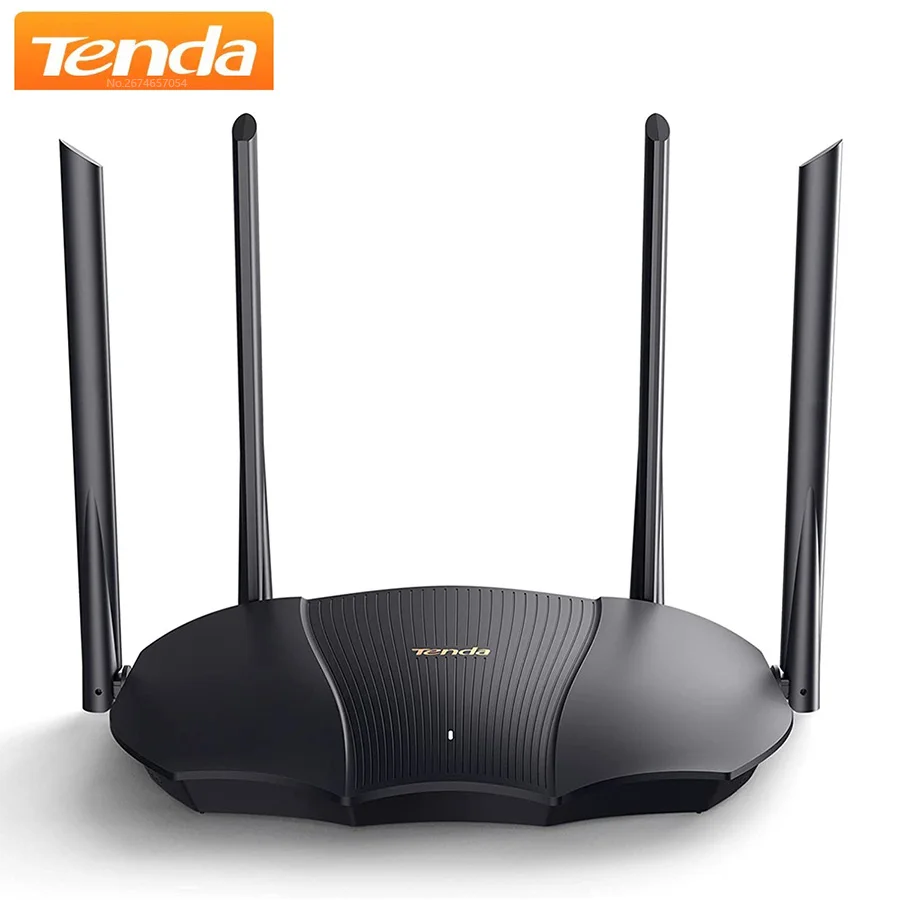 

Tenda AX12 WiFi 6 Router AX3000 Dual Band Gigabit Smart 802.11ax Wi-Fi6 WPA3 Network Security IPv6 Supported Parental Control