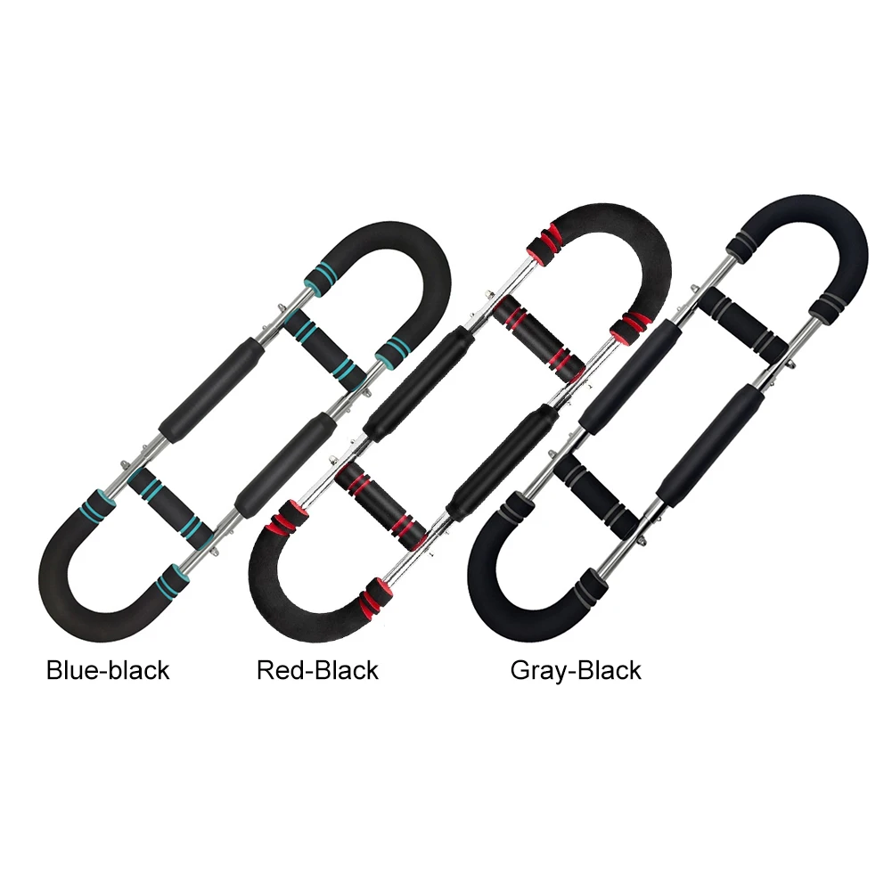 Entrenador de brazo ajustable con mango de espuma, ejercitador de fuerza de muñeca, expansor de pecho en forma de U para equipos de Fitness en interiores y exteriores
