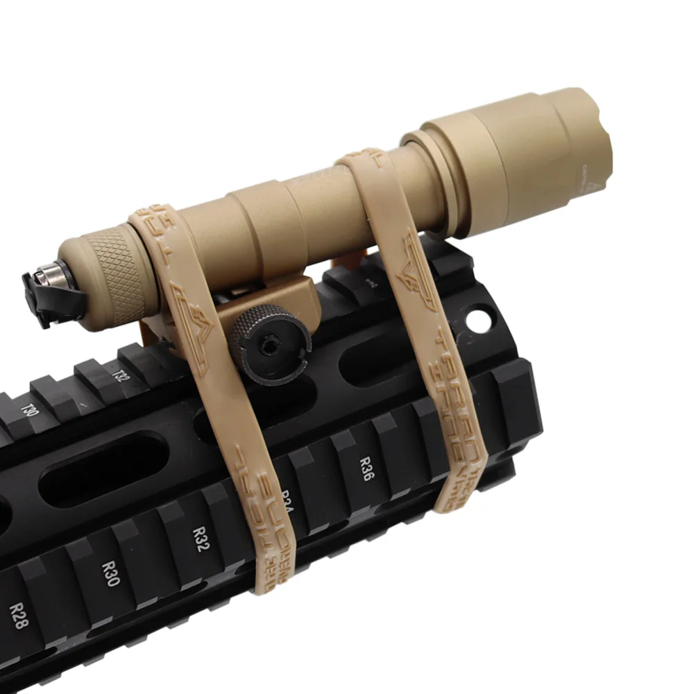 4Pcs/Lot Tactical Airsoft Rubber Ring Multifunctional Binding Rubber Band Fixed Accessories M4 M16 AR15 Flashlight Rubber Band