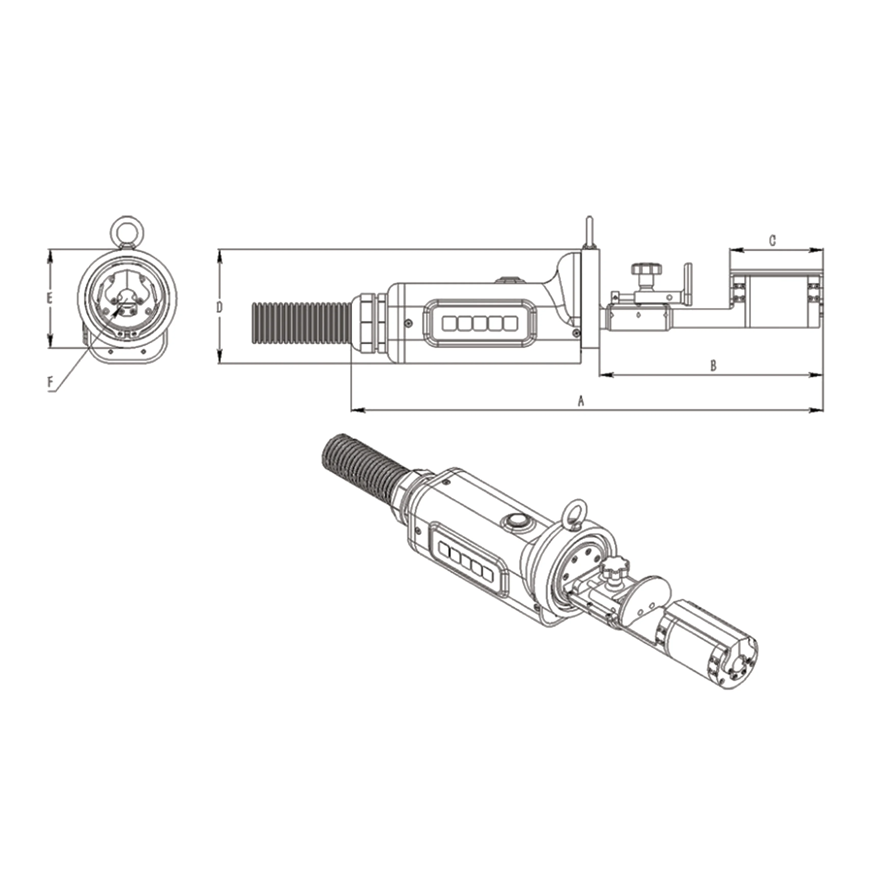 MWELDING MWH-16A Automatic Orbital Tube Welder Plasma Welding 12.7-16.0mm Pipe Diameter 220V 1.3/1.6mm Wall Thickness 50/60Hz 1