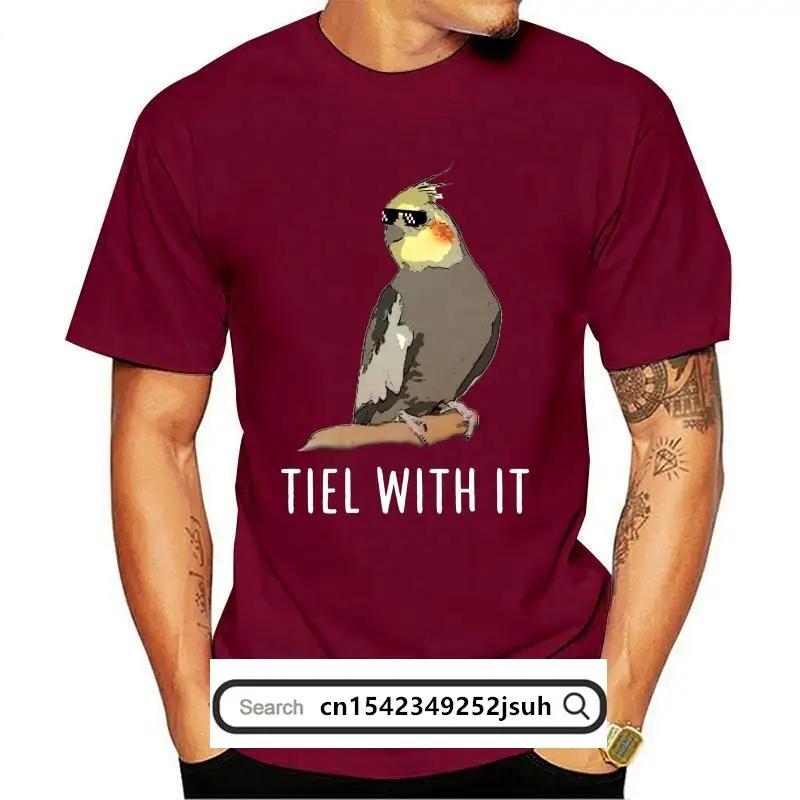 New Funny Cockatiel T-Shirt Tiel With It Shirt for Kid Men Women