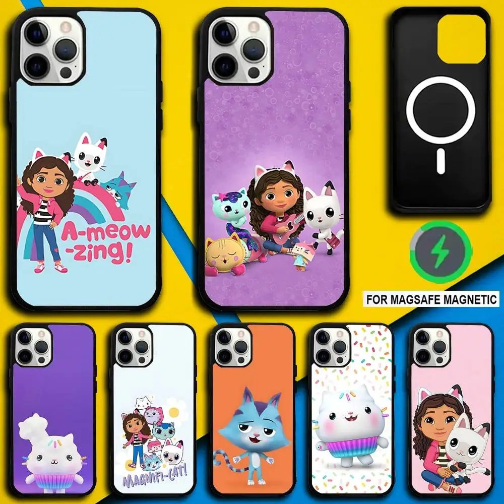 

G-Gabbys Dollhouse Cute Phone Case For iPhone 16,15,14,13,12,11,Pro,Max,Plus,Mini,SE4,E Magnetic Magsafe Wireless Charging