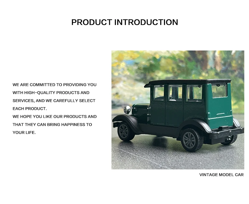 1:43 Legierung Vintage Diecast Auto Ford A 1930 Modellauto Klassisches Zurückziehen Automodell Miniaturfahrzeug Replik Geschenk für Kinder Erwachsene – Detail 2