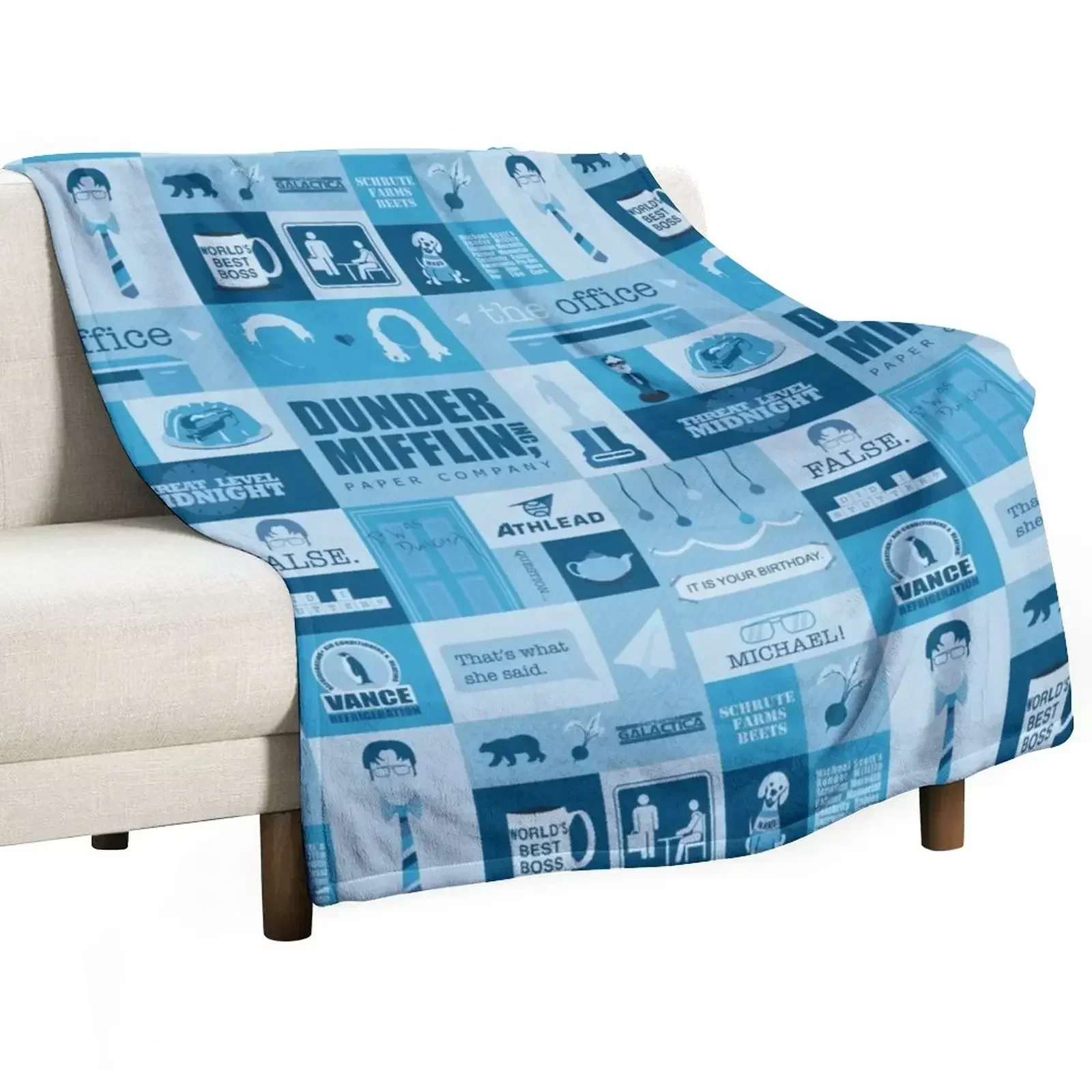 

The Office Throw Blanket Retros Multi-Purpose Thermal Blankets