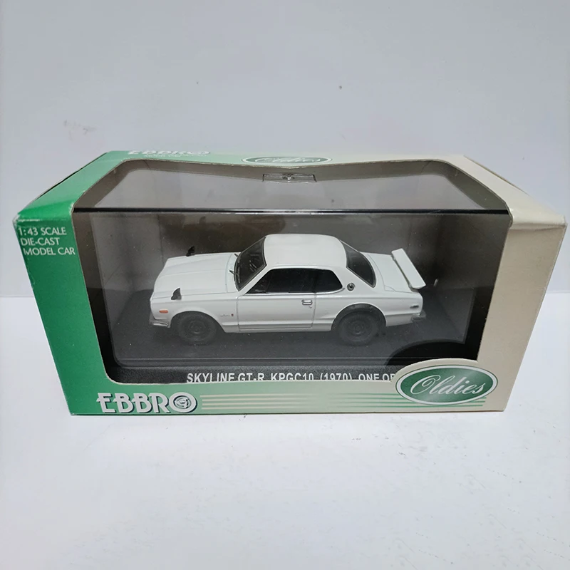 Ebbro 1/43 Scale GT-R KPGC10 1970 Alloy Simulation Car Model Static Collection Decorated Holiday Gifts Toys Souvenir Gift