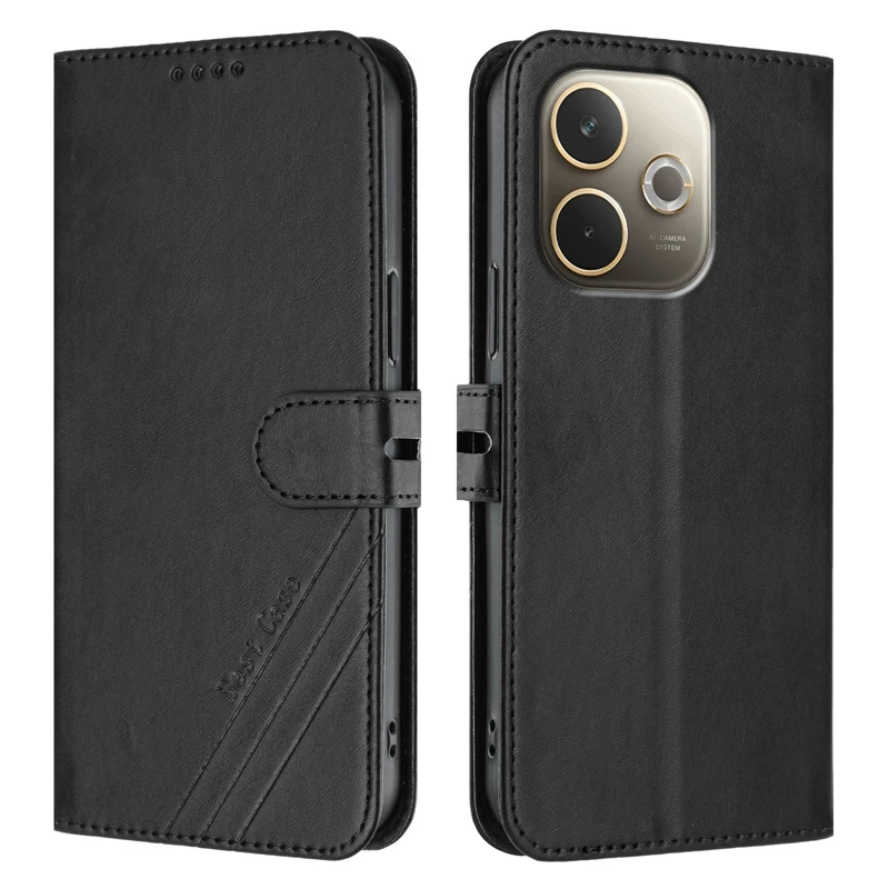 ل ممن لهم A5 برو 5G حافظة جلدية الوجه على ل فوندا ممن لهم A5 برو CPH2695 الحالات الهاتف A5Pro 4G CPH2711 المغناطيس المحفظة غطاء eتوي