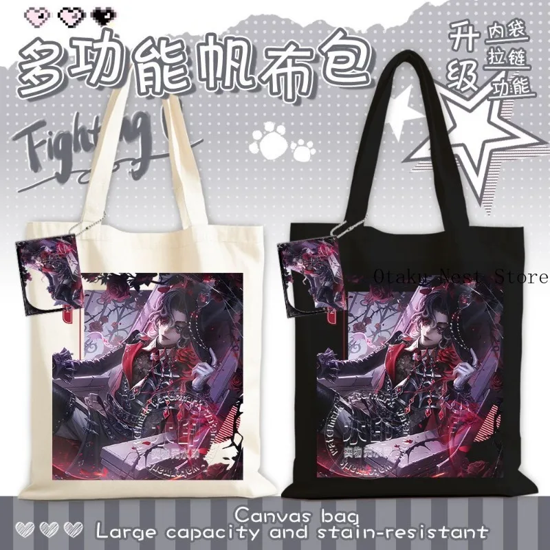 Identity Ⅴ Anime Cos Ithaqua Violetta Game Cartoon Cosplay Cute Large-capacity Single-shoulder Canvas Bag Giving