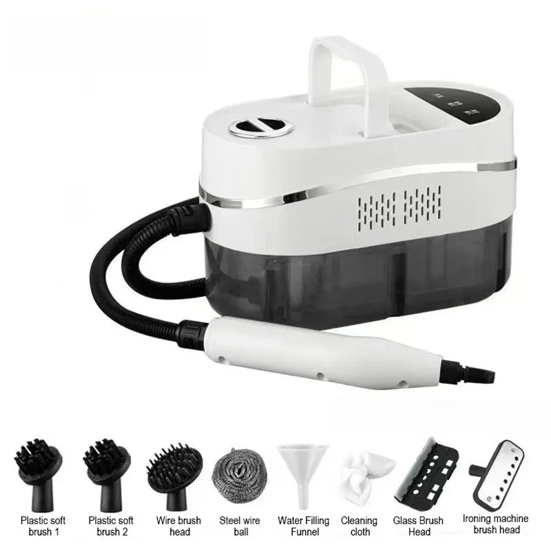 Sterilization for Air Conditioner,Sofa,Kitchen Hood Car Handheld Steam Cleaner EU Plug Steam Cleaner High Temperature Household