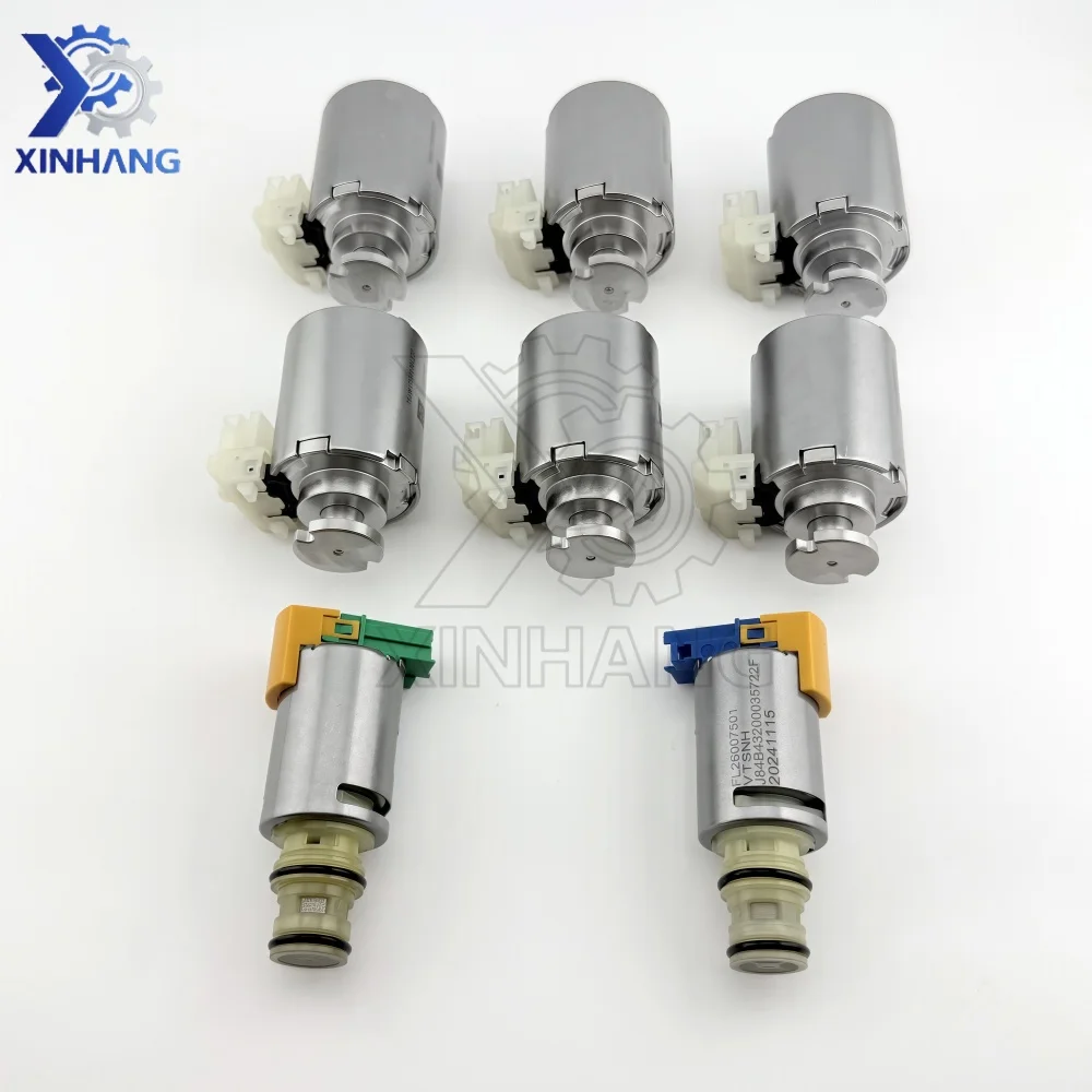 

10R80 10R60 Automatic Transmission Solenoid Valve Kit (8-Piece Set) Suitable for Ford F-150 Raptor, Mustang, Explorer, Lincoln