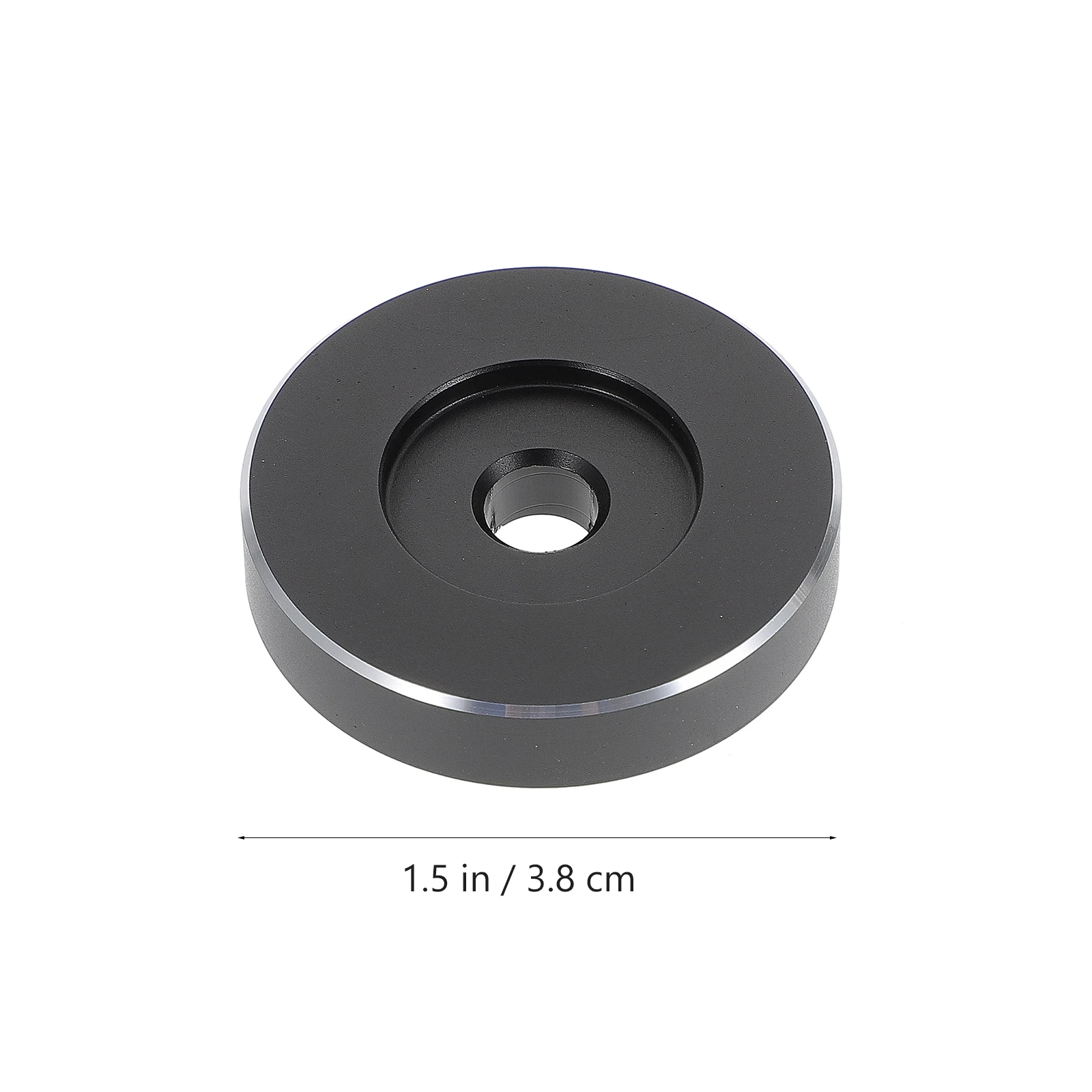 

Aluminum 45 Record Adapter for Turntable Smooth Playback High Precision Minimize Eccentricity Turntable Accessory Vinyl