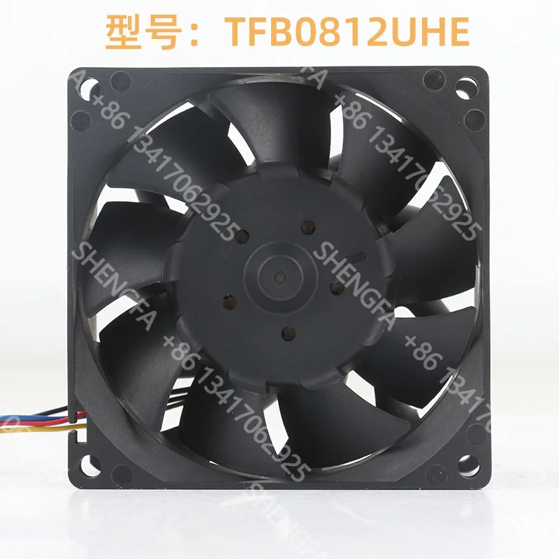 New Delta 5V 24V 48V 8038 80X80X38MM 8CM mainboard PWM Speed control Server Brute Force TFB0812UHE cooling fan DC12V 2.34A
