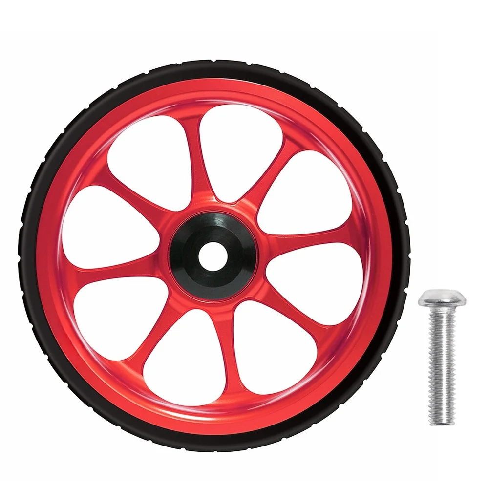 

Ball Bearing Folding Bike Wheel City Commuting Bike Trailer Towing Rubber Tire Lightweight Construction Rust Resistant