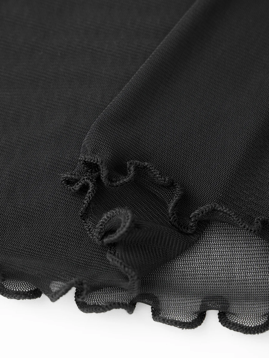 Женская ночная рубашка Babydoll, сорочка, длинное платье, однотонная сетчатая прозрачная ночная рубашка без рукавов с капюшоном, ночная рубашка