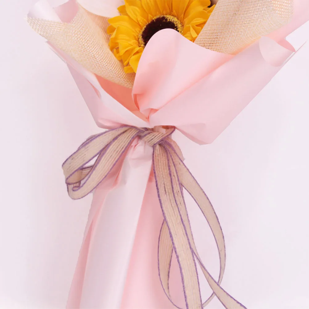 

2pcs Sunflower Fake Flower Lifelike Decorative For Wedding Party Photo Props Long Lasting Decoration Fade Resistant
