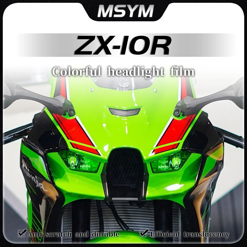 For Kawasaki ZX10R ZX 10R zx10r zx10 r Headlights taillights instrument panels transparent protective stickers accessories