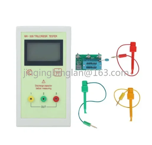 Resistance Tester MK-328 Transistor Tester Handheld, Capacitance