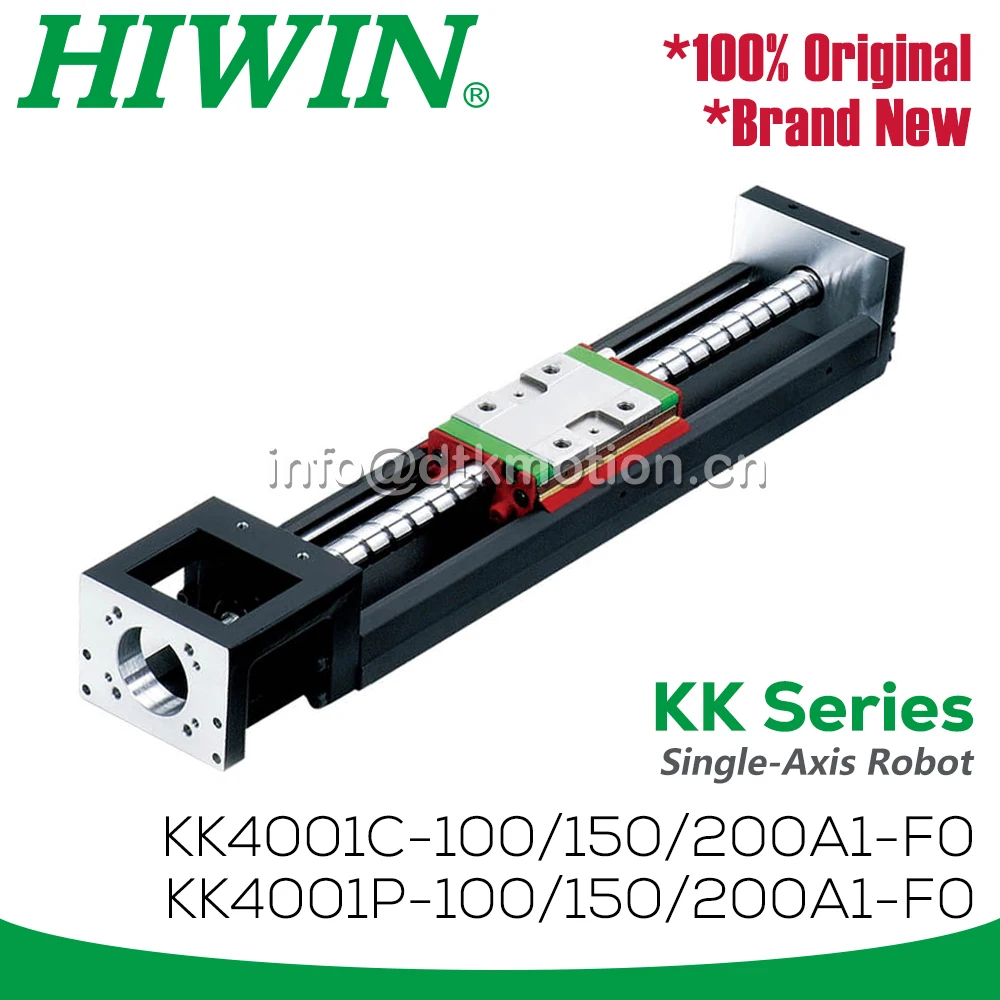 HIWIN KK40 Module Single-Axis Robot Industrial KK4001C KK4001P Linear Slide Stages High Accuracy Stiffness Ball Screw Genuine