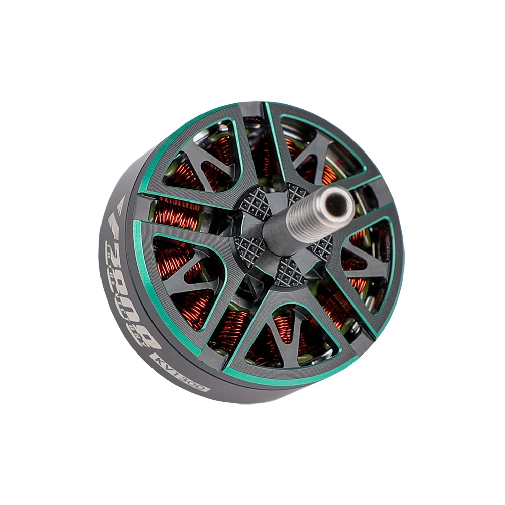 มอเตอร์ T-motor รุ่น V2808 ขนาด 1/2/4 ชิ้น 1300KV/1500KV/1950KV มอเตอร์ไร้แปรงถ่าน เหมาะสำหรับฐานขนาด 19*19 มม. สำหรับเครื่องบินบังคับวิทยุขนาด 7~8 นิ้ว รถแข่ง FPV และโดรน