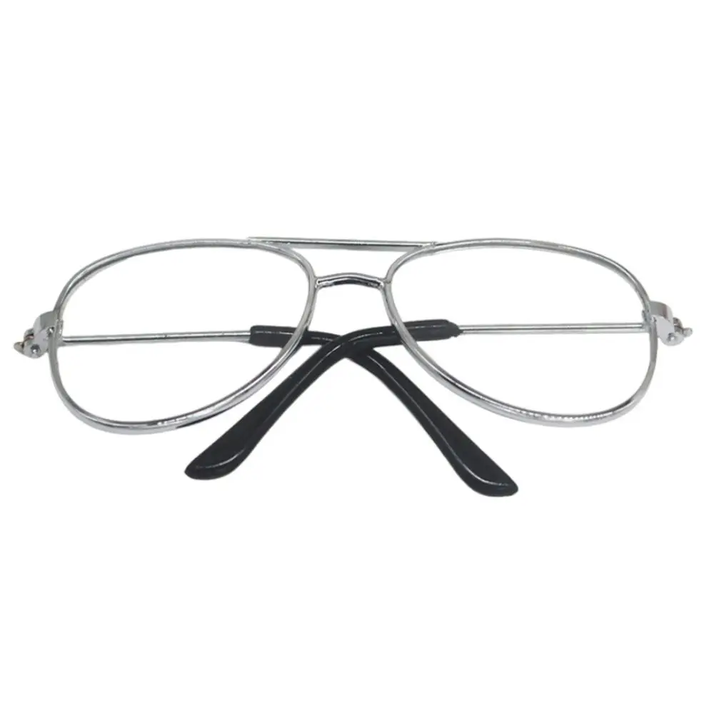 

Fashion Metal Glasses Square Frame Photo Prop Pets Glasses Eyeglasses Dolls
