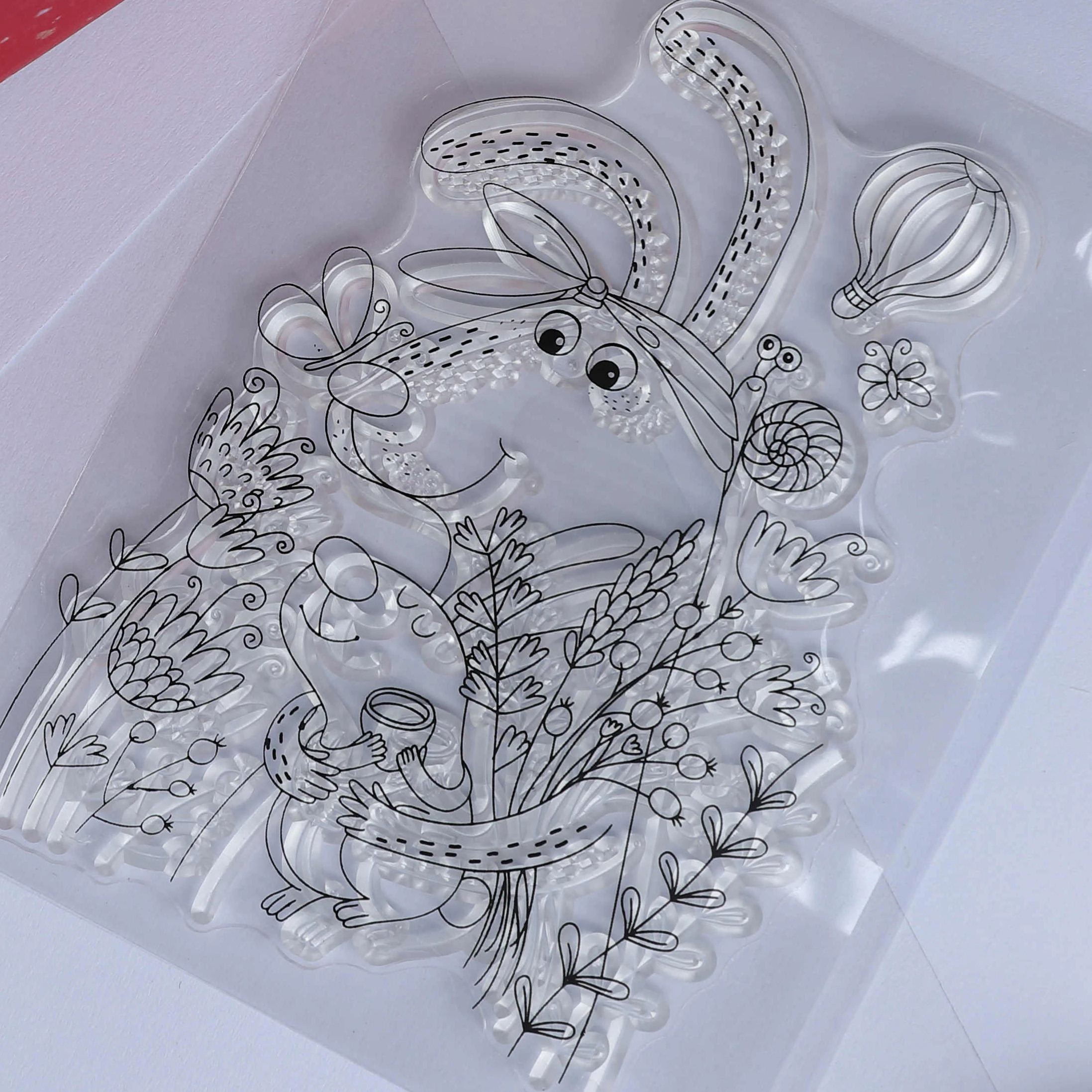 Santa Claus Series Character Pattern Transparent Silicone Rubber Stamp Sheet Cling Scrapbooking DIY Cute Pattern Photo Album
