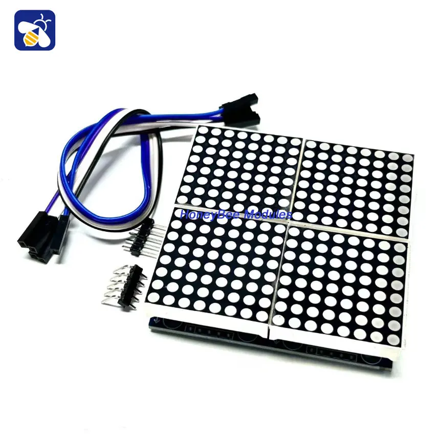 4-Bit Max7219 Dot Matrix Module Besturingsmodule Mcu Control Drive Led Display Module