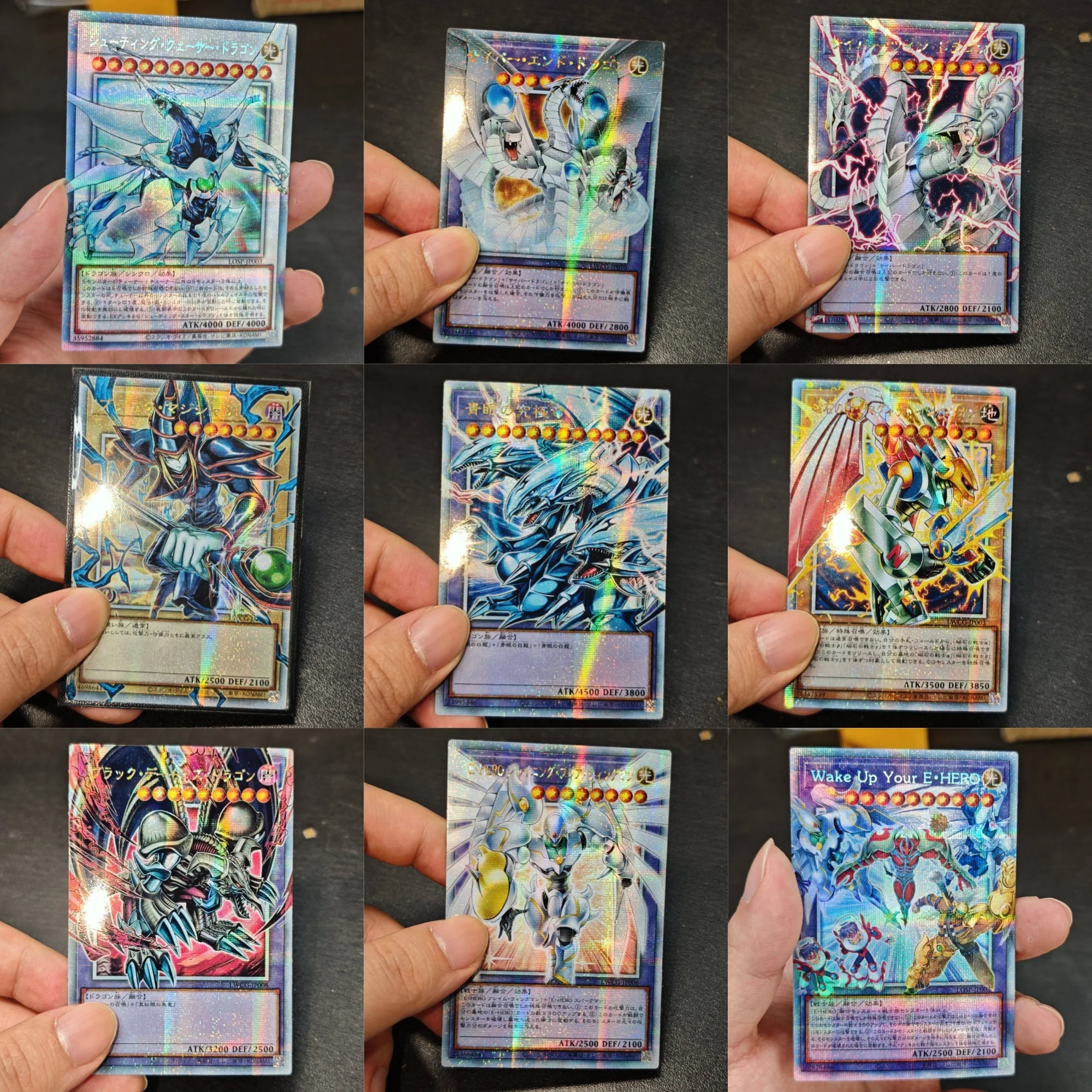 

Сделай сам: Yu-Gi-Oh! своими руками! Коллекционная карта Rd Utopia Elemental Hero: Сине-глазой Дракон Ультиматум с горячим тиснением, подарок-игрушка
