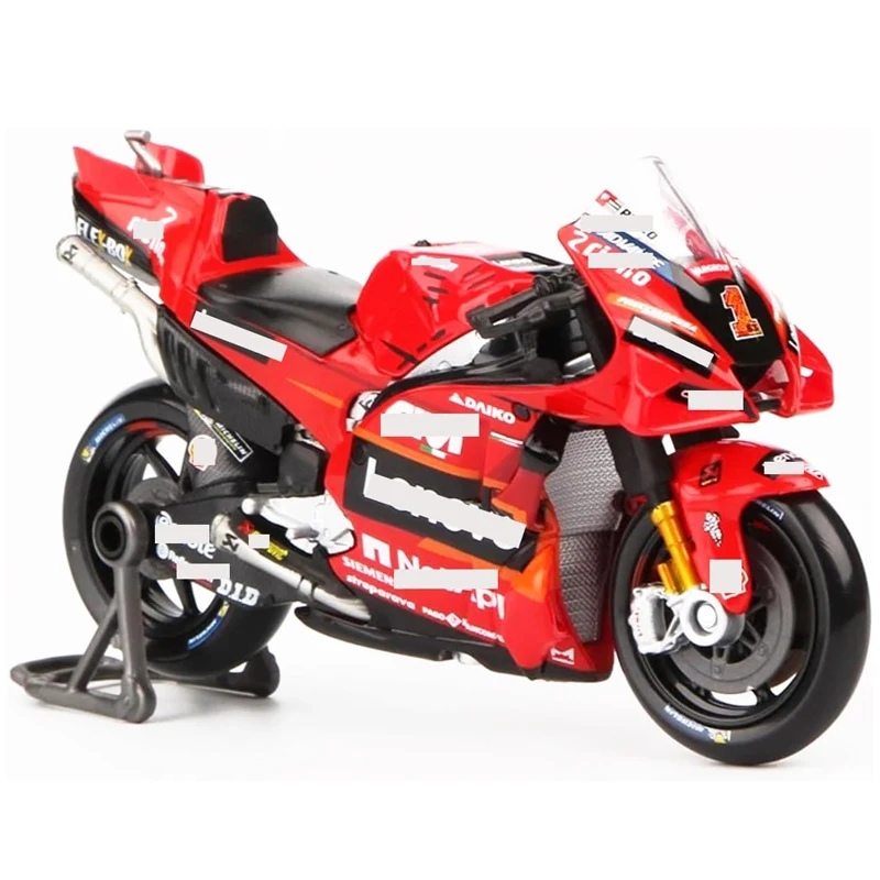 Maisto 1:18 2023 Ducati Lenovo Team #1 Bagnaia Champion driver Moto GP Racing casting alloy motorcycle Model collection gift toy