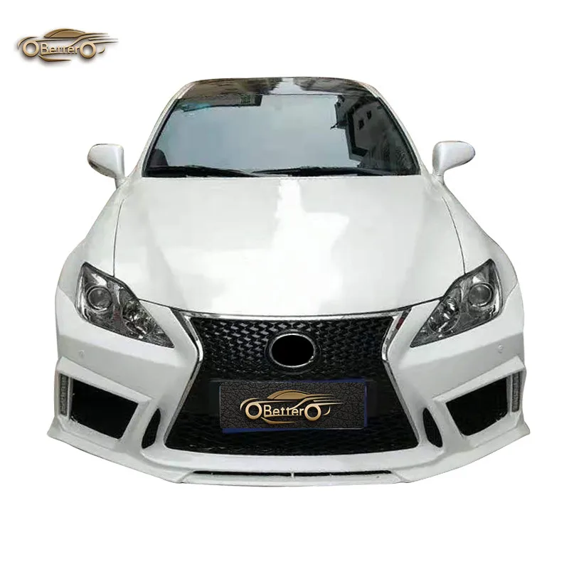 BETTER High Quality Car Body kits For Lexus Is250 Is300 Is350 2006-2012 Upgrade V-vision Style Front Rear Bumper Side Skirts