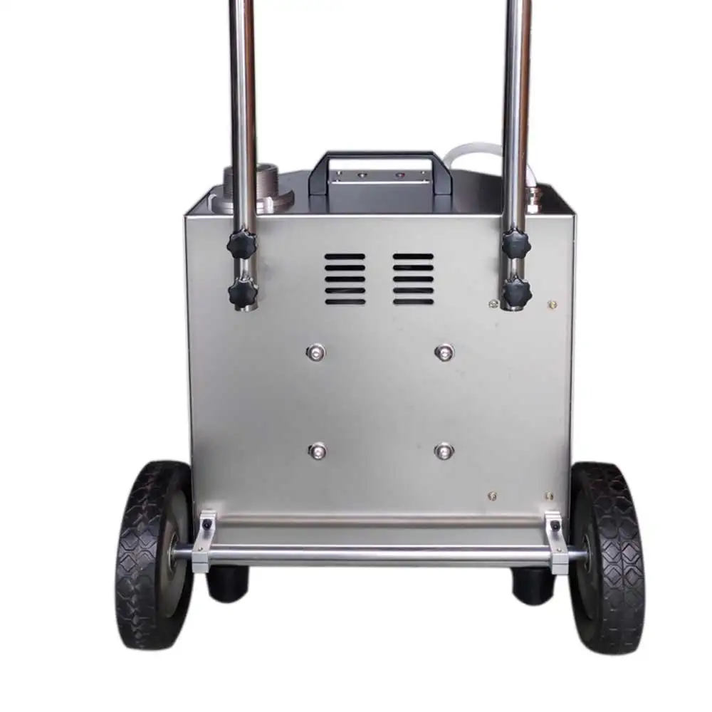 Trolley Mobile Central Air Conditioning Pipeline Cleaning Machine Ac Motor Pulley Drive Pull Rod Blasting Machine