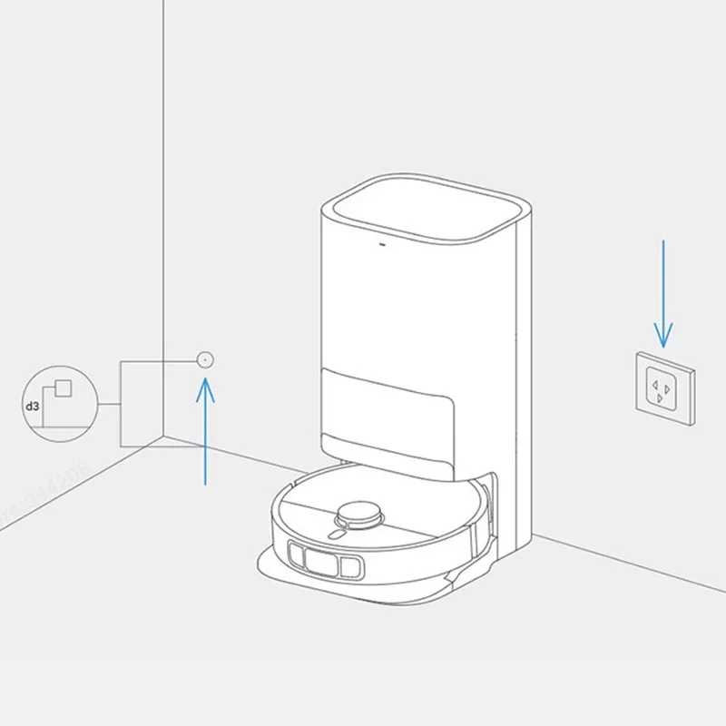 MIJIA-OMNI 2 2.0 جهاز قطع الغيار حزمة ، الروبوت فراغ الملحقات ، الكل في واحد سلسلة ، التلقائي نظام تصريف المياه