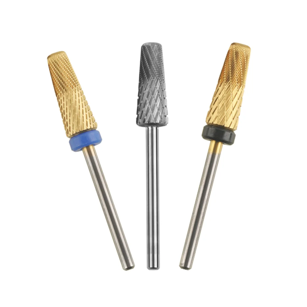 Rotary Burr Milling Hybrid Cutting Multifunctional Nail Tool Cuticle 3/32 Carbide Bit