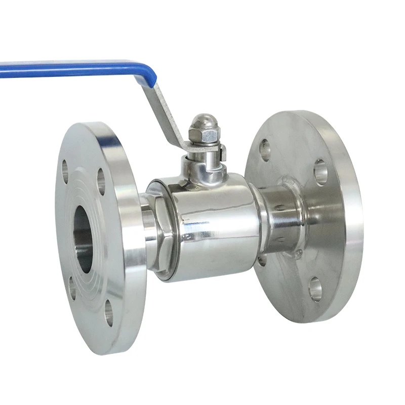 Stainless Steel  3A ISO ASTM Flanged Ball Valve with Sanitary Grade Manual Operation
