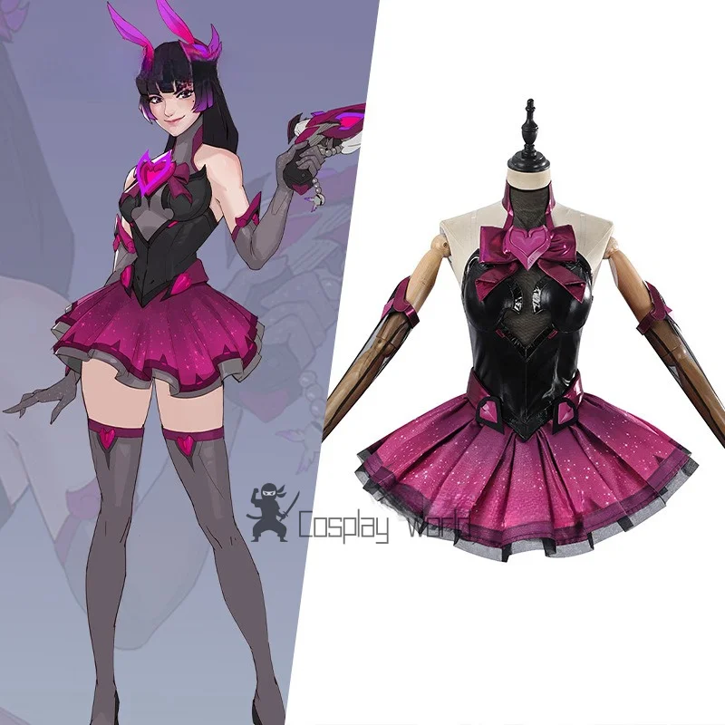 

DVA Magical Girl Game Outfit Dress Cosplay Costume Halloween