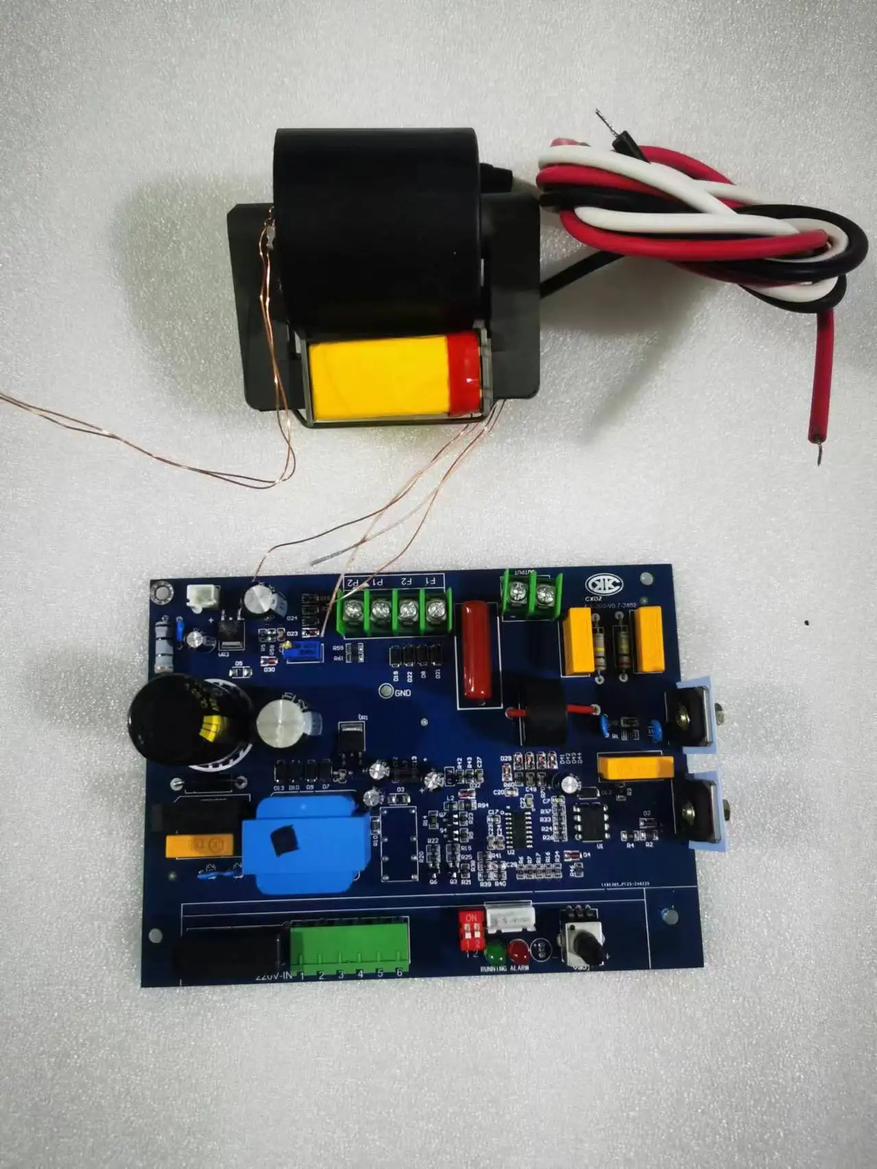 Imagem -05 - Fonte de Alimentação de Alta Tensão com Saída Dupla Placa de Circuito Eletrostático Peças do Transformador 20kv Cx200c