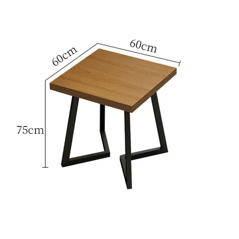 #Restaurant Retro Metal Chairs Stackable Restaurant Furniture Set Coffee Customize Dining Wood Table