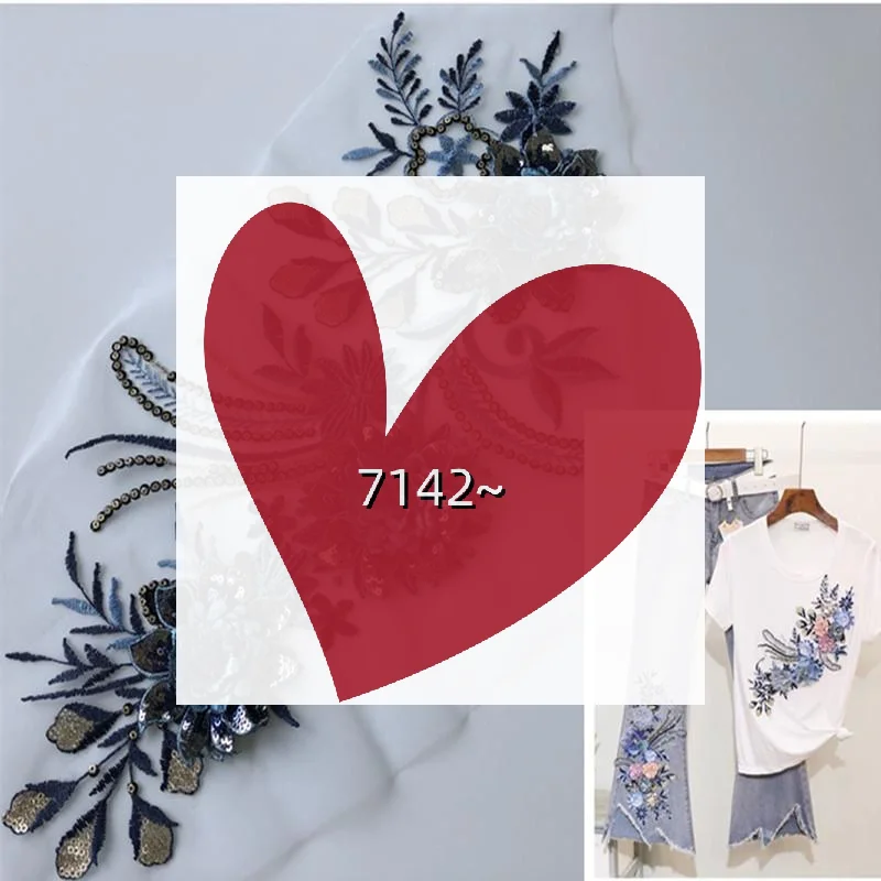 

Вышитые нашивки «сделай сам», большие нашивки с цветочной вышивкой, длинная нить с цветами, одежда, железная нашивка, декор