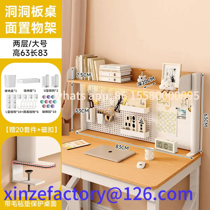 Estante de arte em ferro multicamadas personalizável, organizador de mesa, placa mais fofa, armazenamento de mesa, material de metal ra