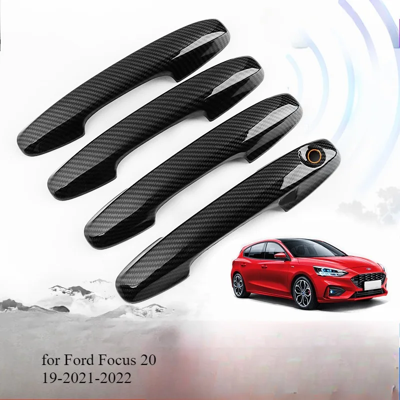 Autocollant de couverture de poignée de porte pour Ford Focus, accessoires de style de voiture, garniture pour 2019-2021-2022