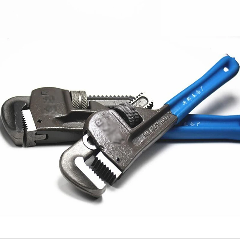 Quick Pipe Wrenches Adjustable Heavy Duty Pipe Wrench 8“/10”/12“ Large Opening Universal Water Pipe Clamp Pliers