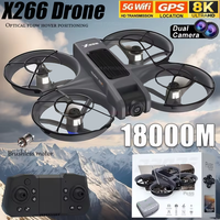 2025 NEW X266 Drone 8K WIFI GPS Professional HD Aerial Photography Remote Control Aircraft HD Dual Camera Quadcopter Toys Gifts