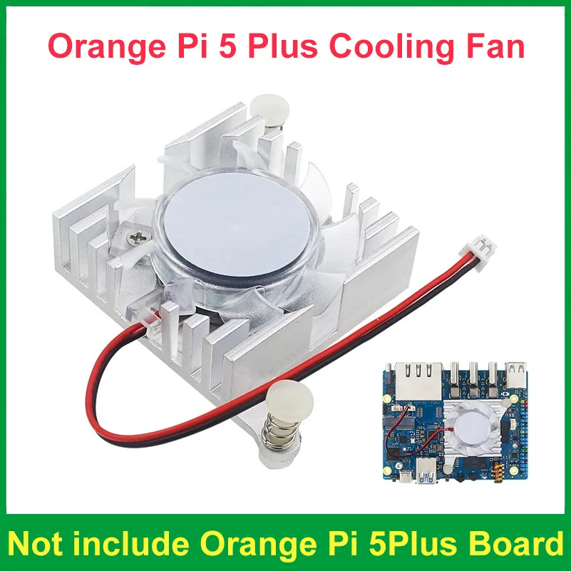 ORANGE Pi 5 plus พัดลมทำความเย็นหม้อน้ำอลูมิเนียมเย็น