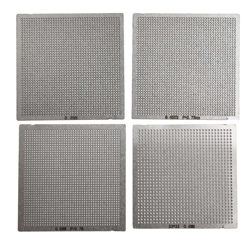 

27PCS Steel BGA Reball Reballing Rework Net Stencil Directly Heat Parts Kit For Welding Soldering Equipment Consumables