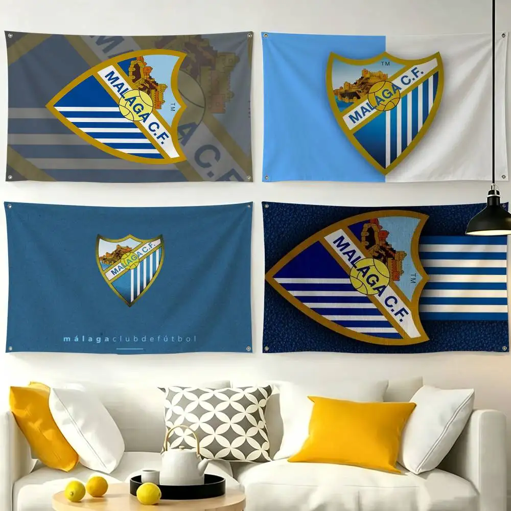 h-Hot M-Malaga CF Flags Wall Hanging Tapestry Outdoor Garage Room Decorative flag Background Blanket