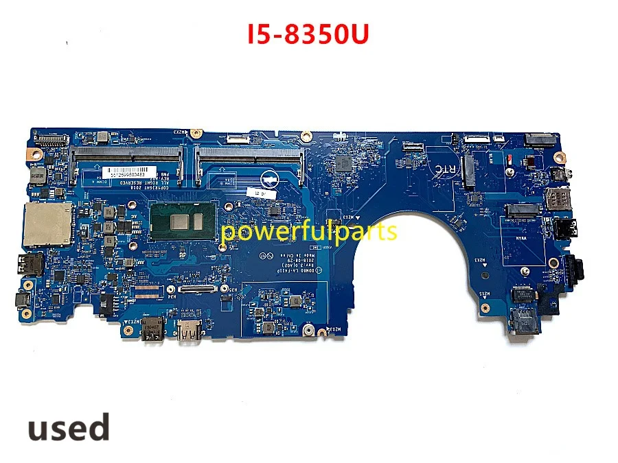 DDM80 LA-F411P For Dell Latitude 15 5590 Laptop Motherboard 0VJF9H CN-0VJF9H i5-8350u Cpu Working Good