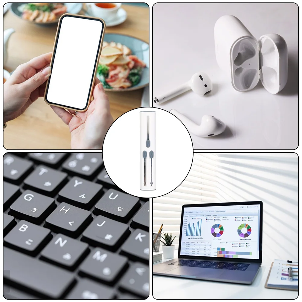 노트북 키보드 용 새 클리너 키트 Bluetooth 이어폰 Airpods 3 Pro 2 1Xiaomi Airdots 이어 버드 케이스 용 펜 BrushTools 청소