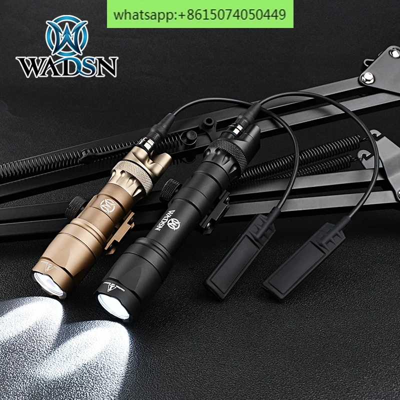 Metal tailgate switch M300M600 series flashlight lights up continuously with SF mouse tail adapter