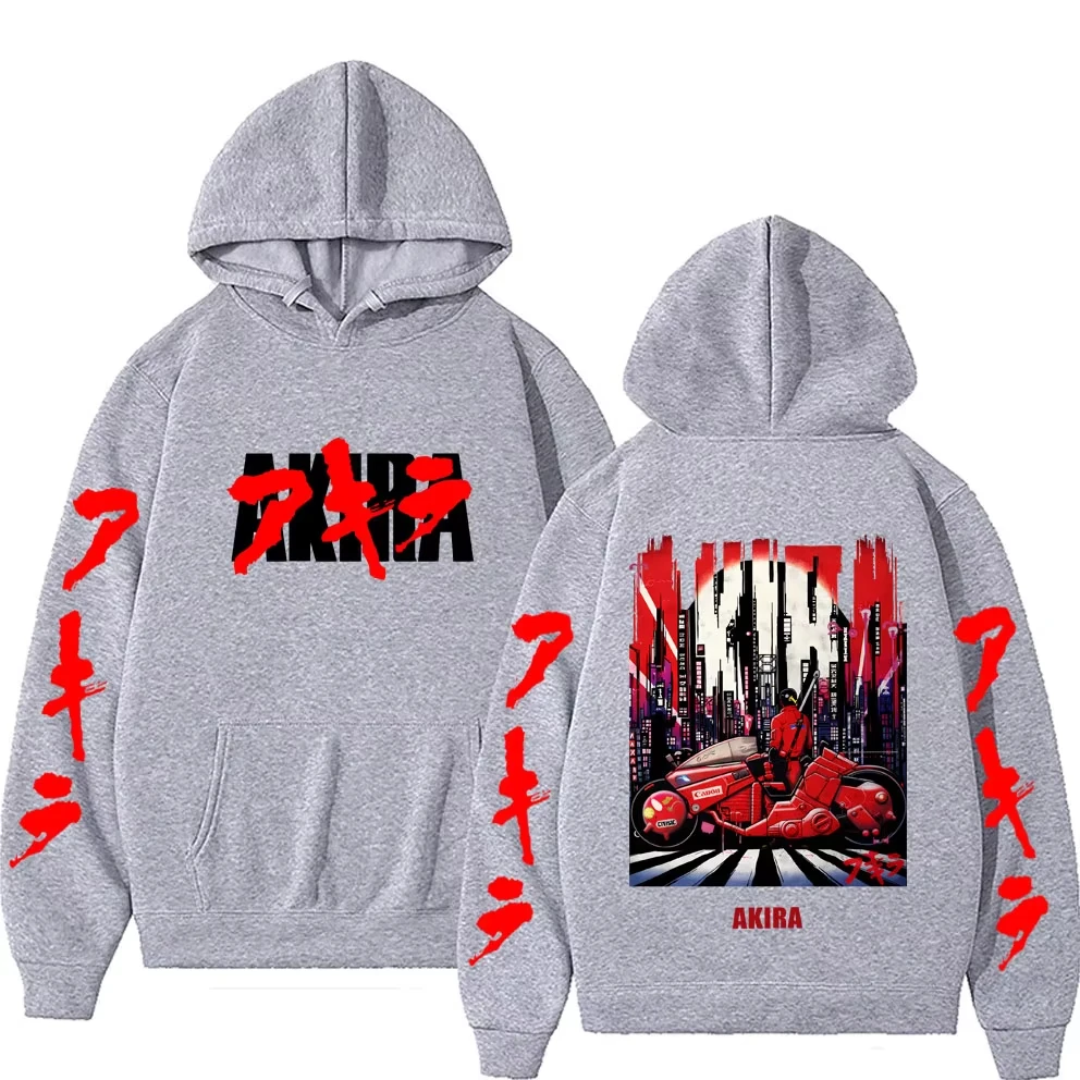 Akira Harajuku Hoodies Oversized Unisex Graphic Print T-Shirt Women Men Cotton Casual Streetwear Fashion Comfortable Couples top