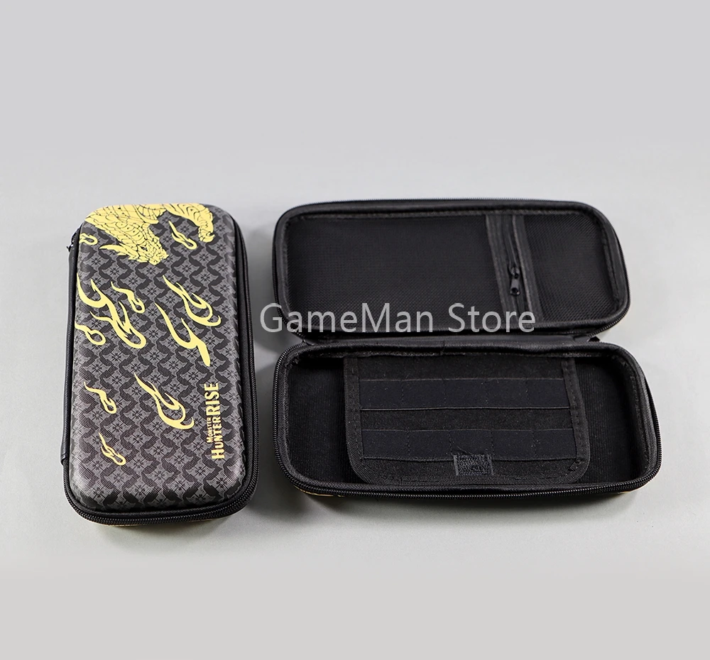5 pçs para nintendo switch oled monster hunter saco de armazenamento protetor à prova dwaterproof água caso transporte viagem para ns switch universal