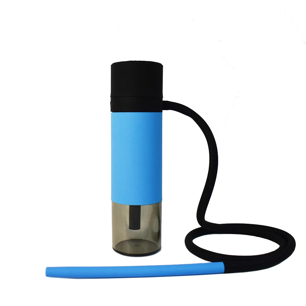 Small Soft Touch Portable Arabic Cup Hookah Car Shisha Set with Protective Cover Narguile Chicha for Indoor Outdoor Perfect Gift